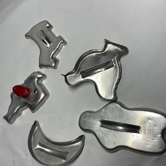 Set of 5 Vintage cookie cutters - Picture 1 of 3
